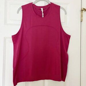 Lululemon Like New Raspberry Tank Top